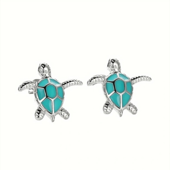 Sea Turtle Earrings - Picture 4 of 4